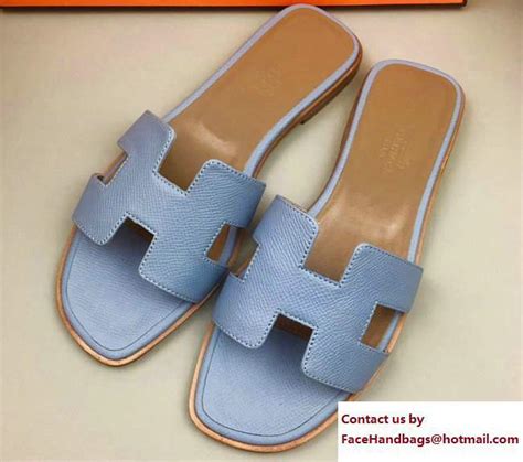 blue hermes slippers|baby blue hermes sandals.